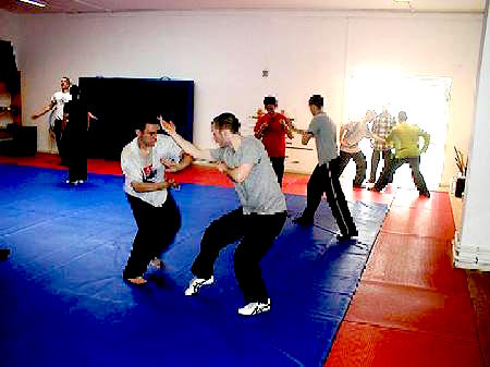 Shaolin Kungfu sparring