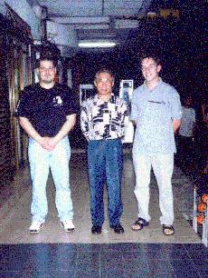 Jeffrey, Sifu Wong and Louis