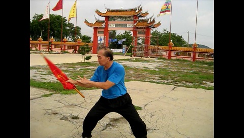 Shaolin Through-Cloud Umbrella Set