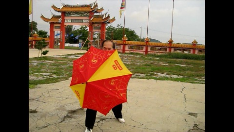 Shaolin Through-Cloud Umbrella Set